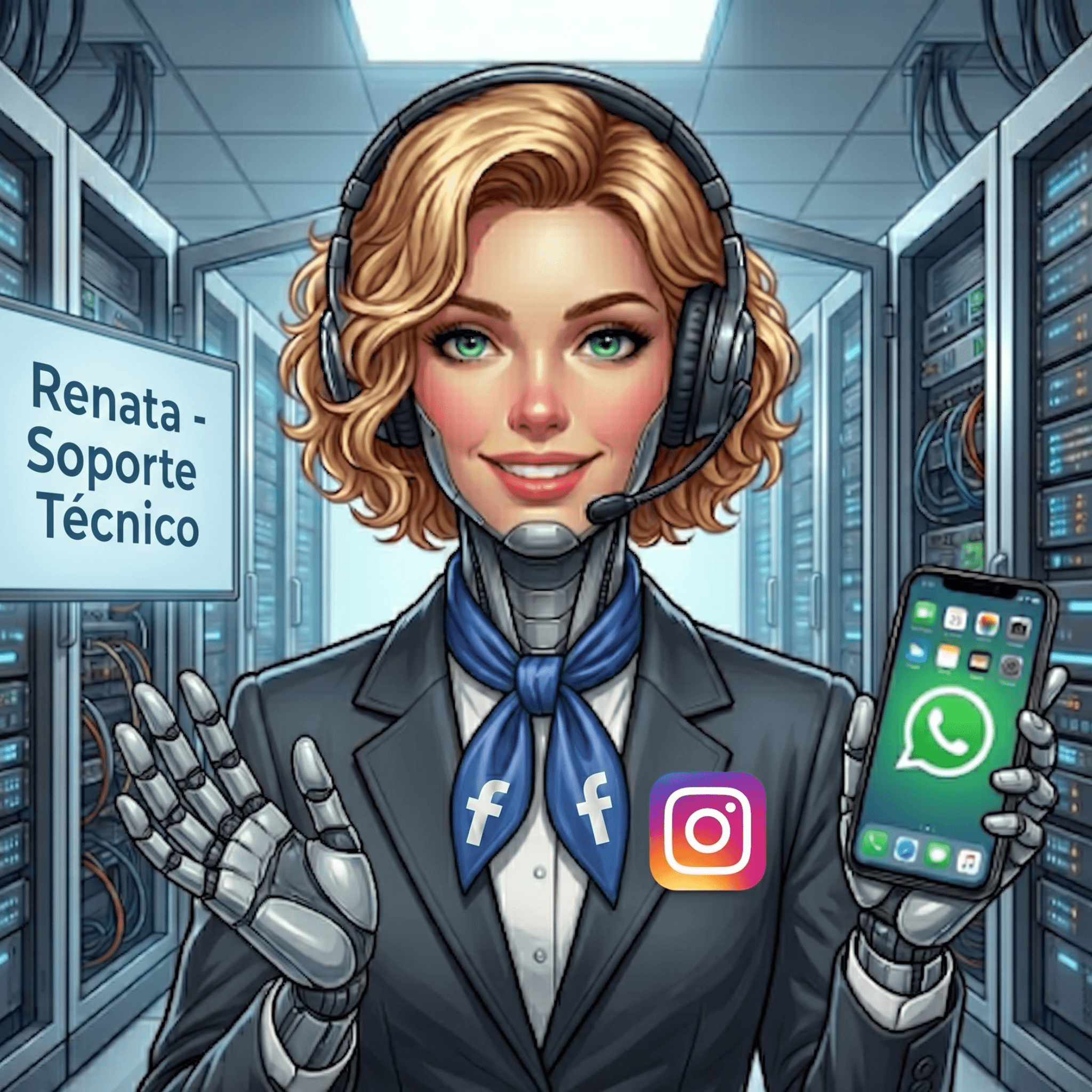 Renata, la asistente de IA de REimpulso, atendiendo WhatsApp e Instagram